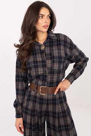  Košile s dlouhým rukávem  model 220041 Italy Moda 
