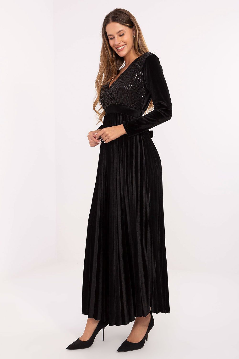  Dlouhé šaty  model 220049 Italy Moda 