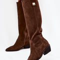  Kozačky na podpatku  model 220208 Step in style 