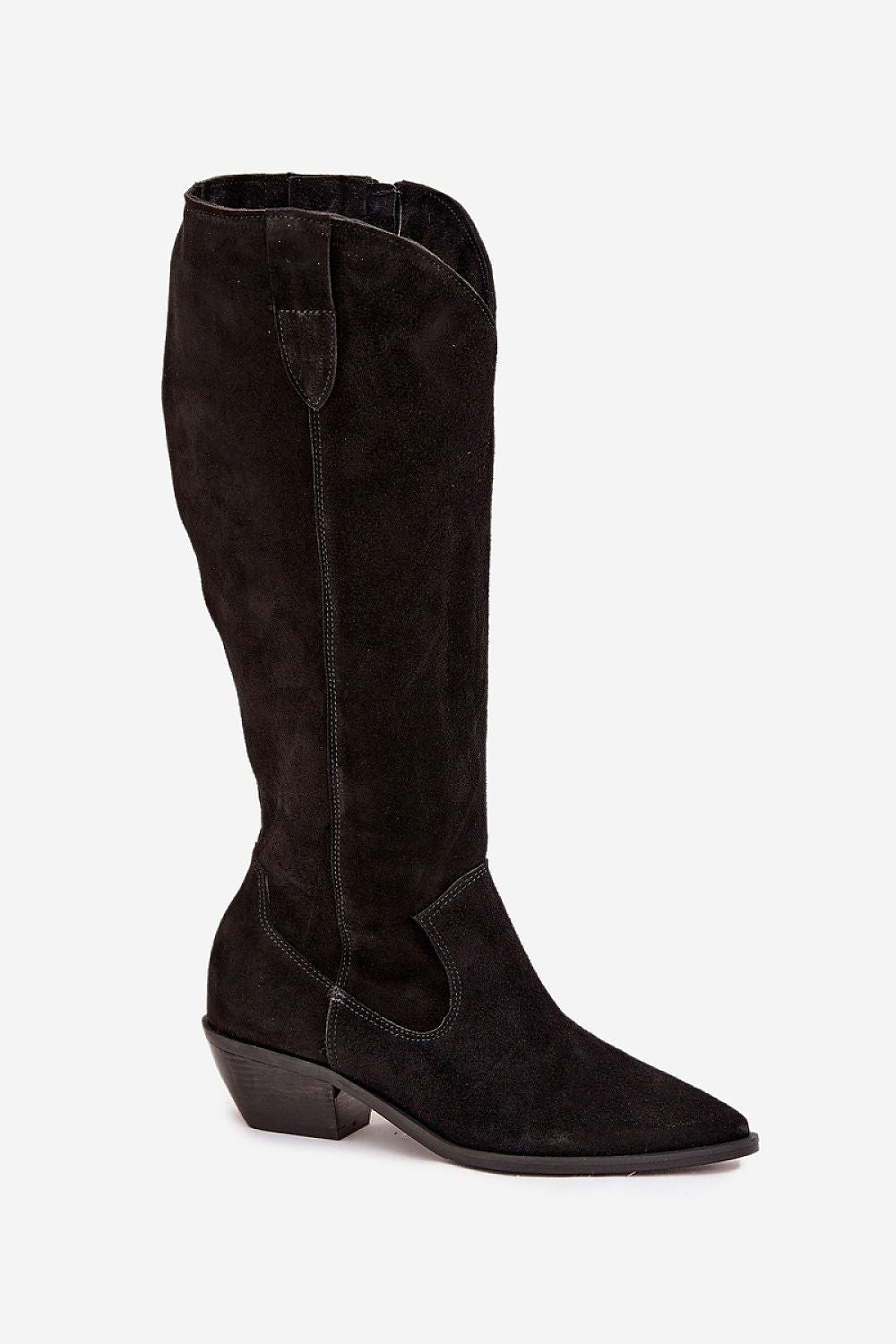  Kozačky na podpatku  model 220210 Step in style 