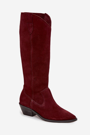  Kozačky na podpatku  model 220212 Step in style 