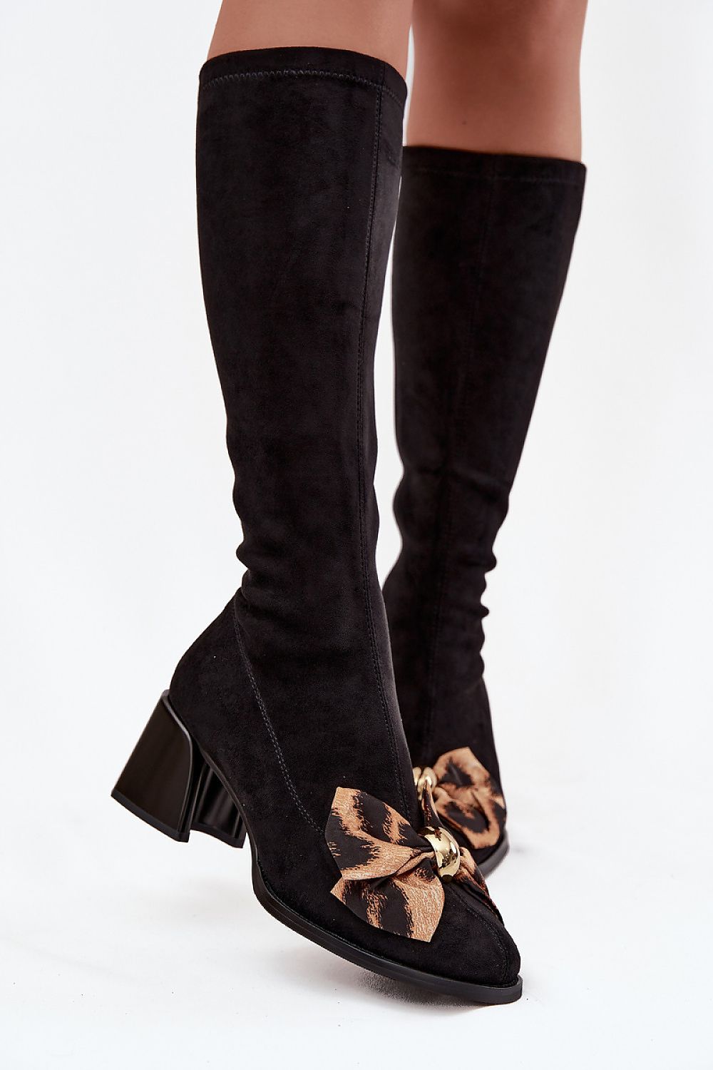  Kozačky na podpatku  model 220214 Step in style 