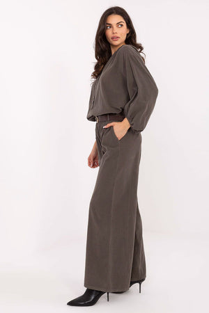  Kordové kalhoty model 220286 Italy Moda 