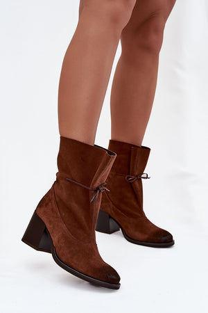  Boty na podpatku  model 220703 Step in style 
