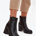  Boty na podpatku  model 220709 Step in style 