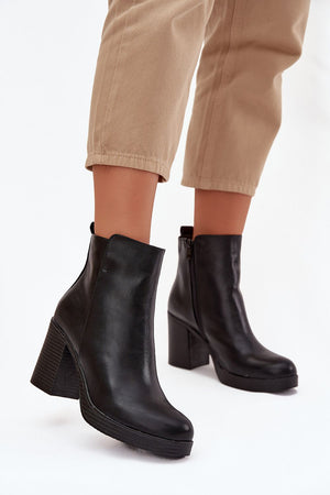  Boty na podpatku  model 220709 Step in style 