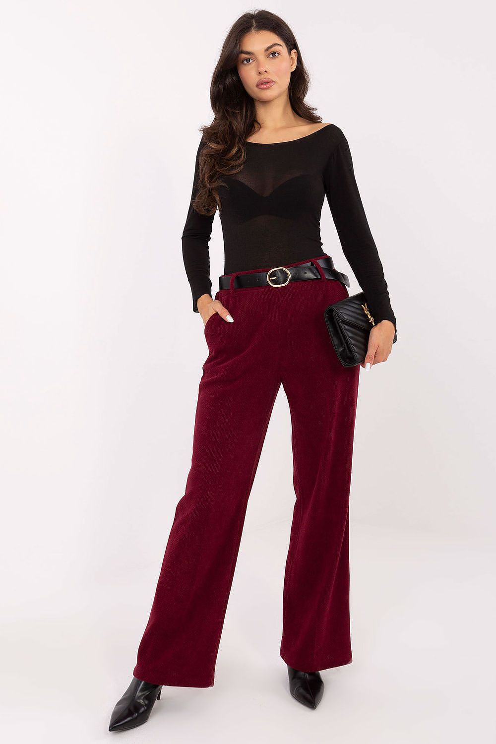  Kordové kalhoty model 220750 Italy Moda 