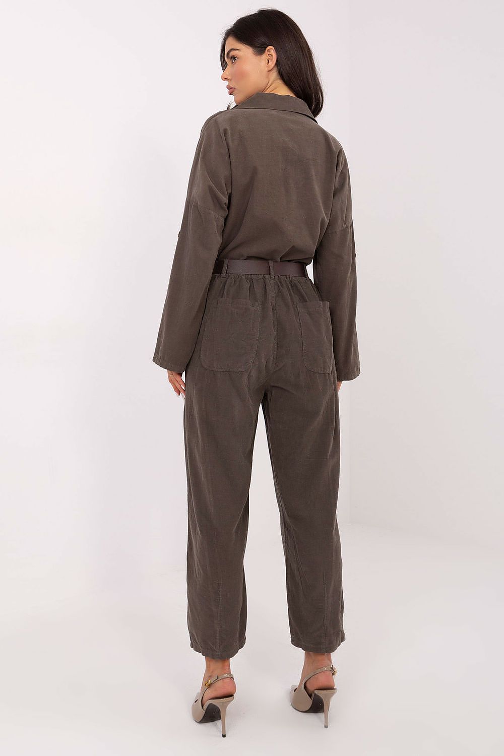  Kordové kalhoty model 220815 Italy Moda 