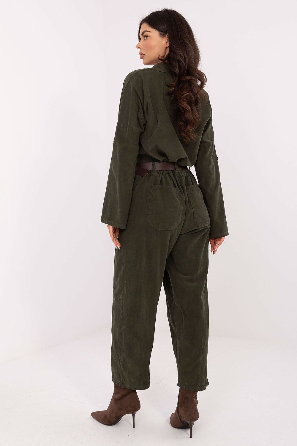  Kordové kalhoty model 220817 Italy Moda 