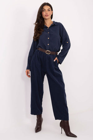  Kordové kalhoty model 220818 Italy Moda 