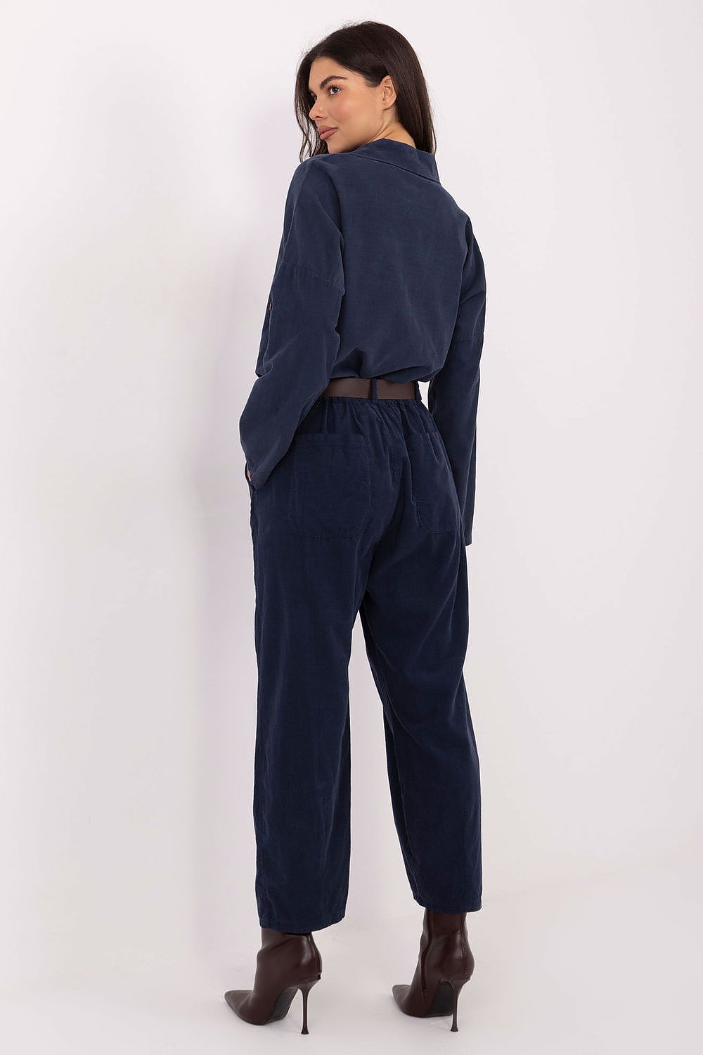  Kordové kalhoty model 220818 Italy Moda 