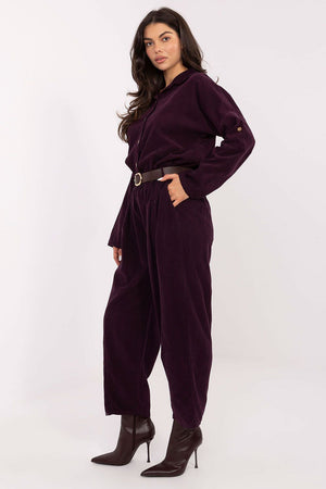  Kordové kalhoty model 220820 Italy Moda 