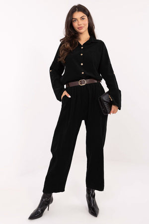  Kordové kalhoty model 220821 Italy Moda 