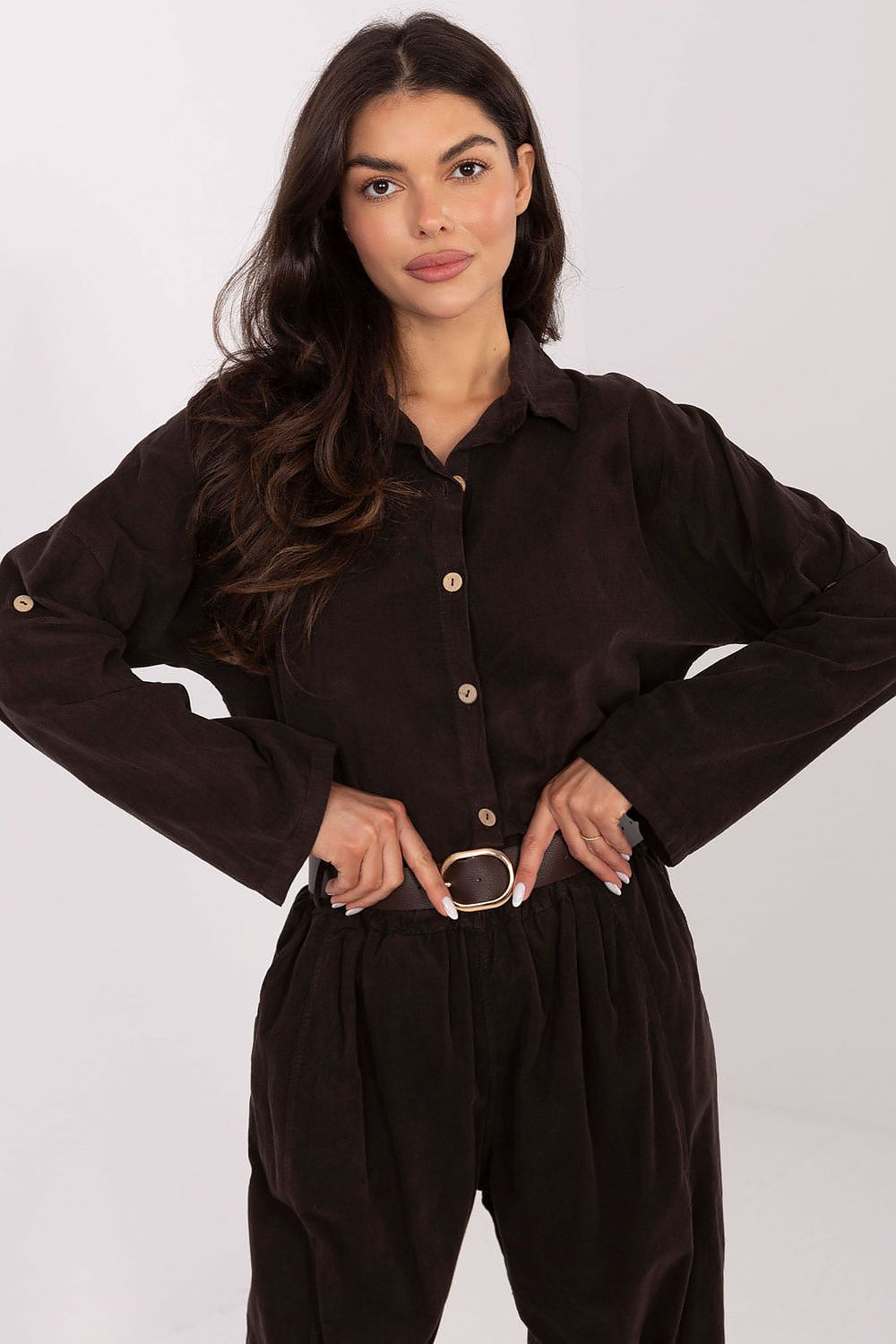  Košile s dlouhým rukávem  model 220827 Italy Moda 