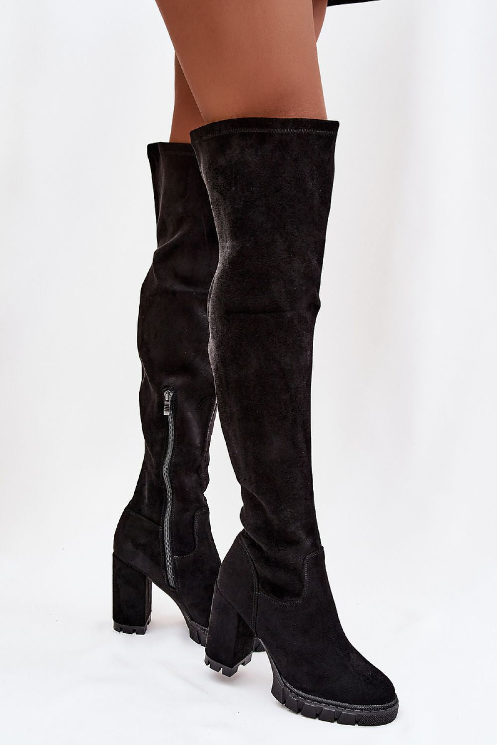  Kozačky na podpatku  model 221155 Step in style 