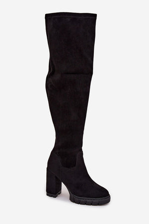  Kozačky na podpatku  model 221155 Step in style 