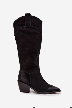  Kozačky na podpatku  model 221160 Step in style 