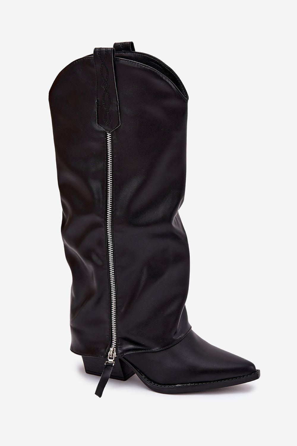  Kozačky na podpatku  model 221525 Step in style 