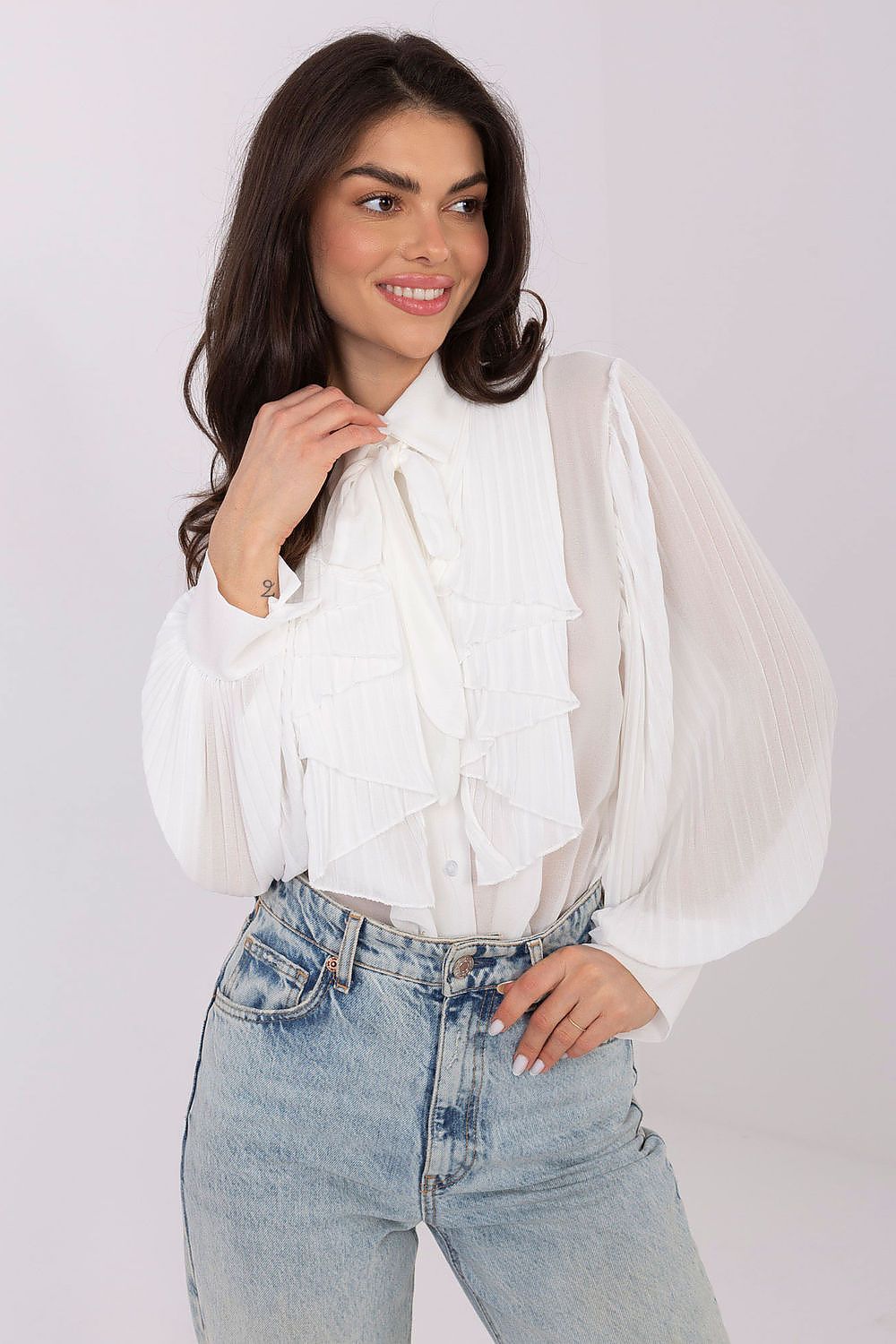  Košile s dlouhým rukávem  model 221588 Italy Moda 