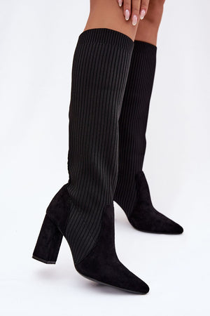  Kozačky na podpatku  model 221897 Step in style 