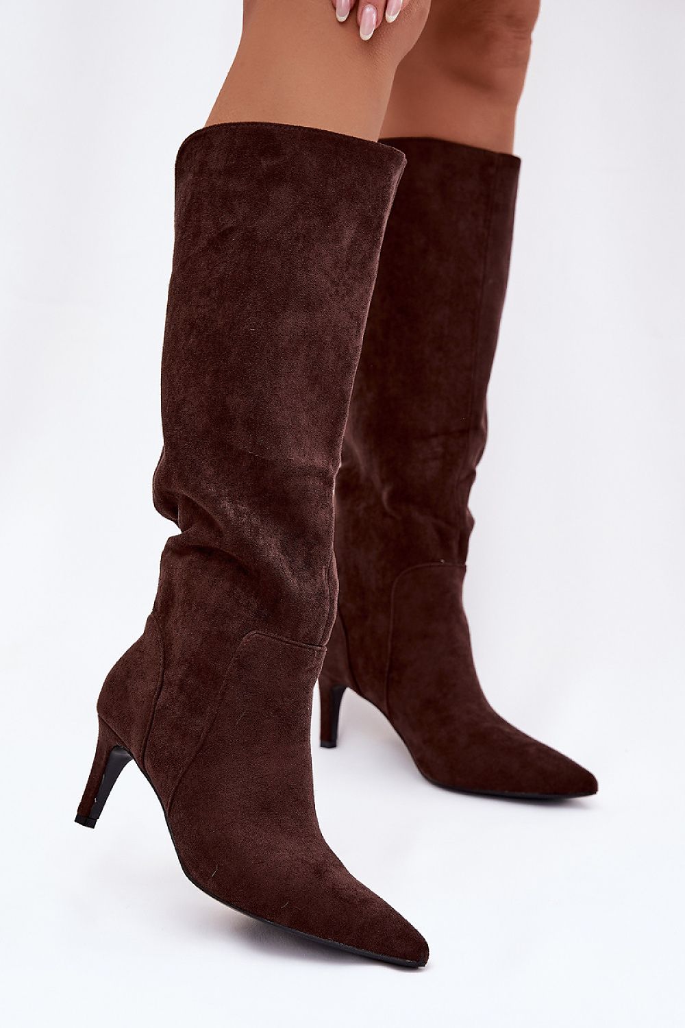  Kozačky na podpatku  model 221902 Step in style 