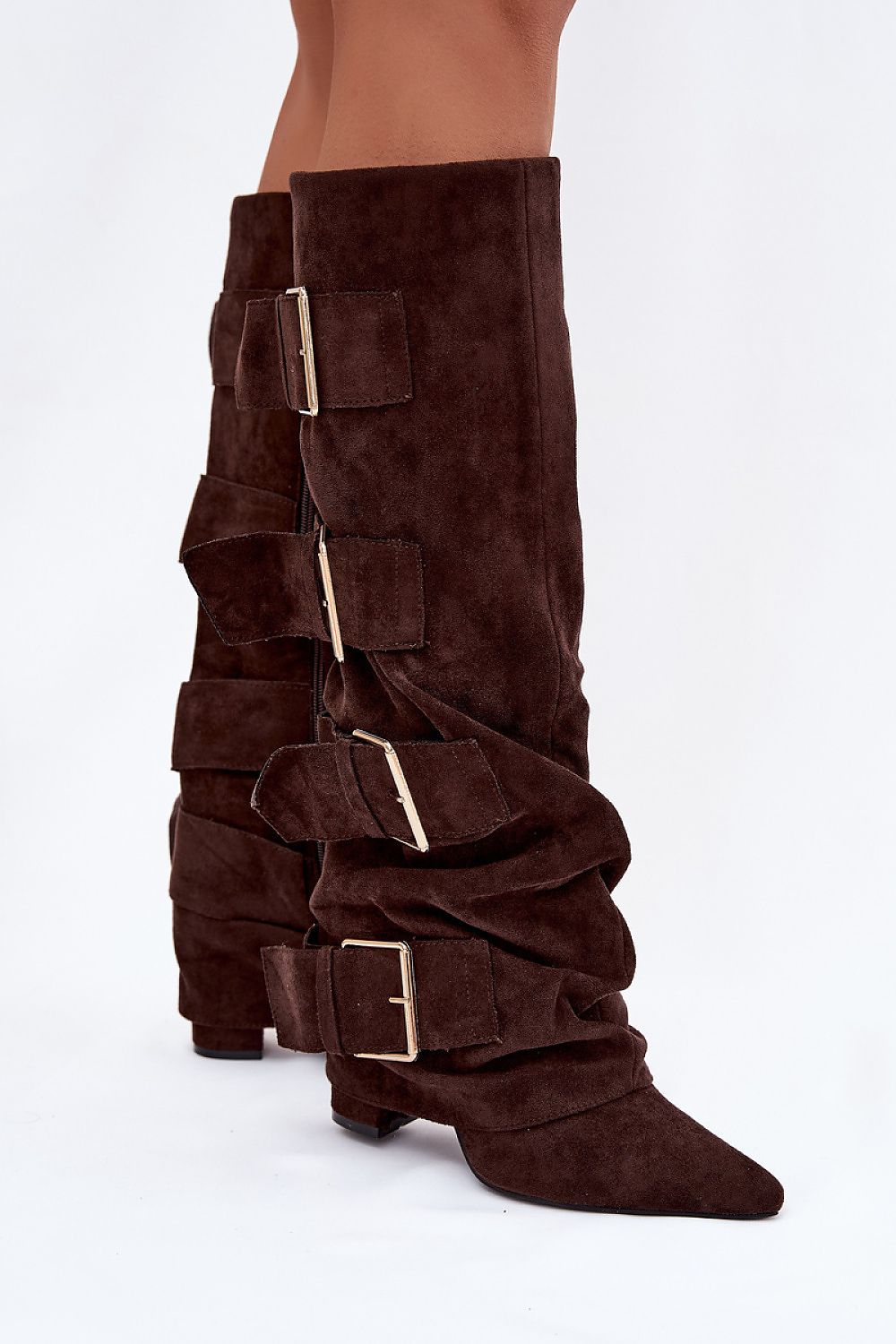  Kozačky na podpatku  model 221908 Step in style 