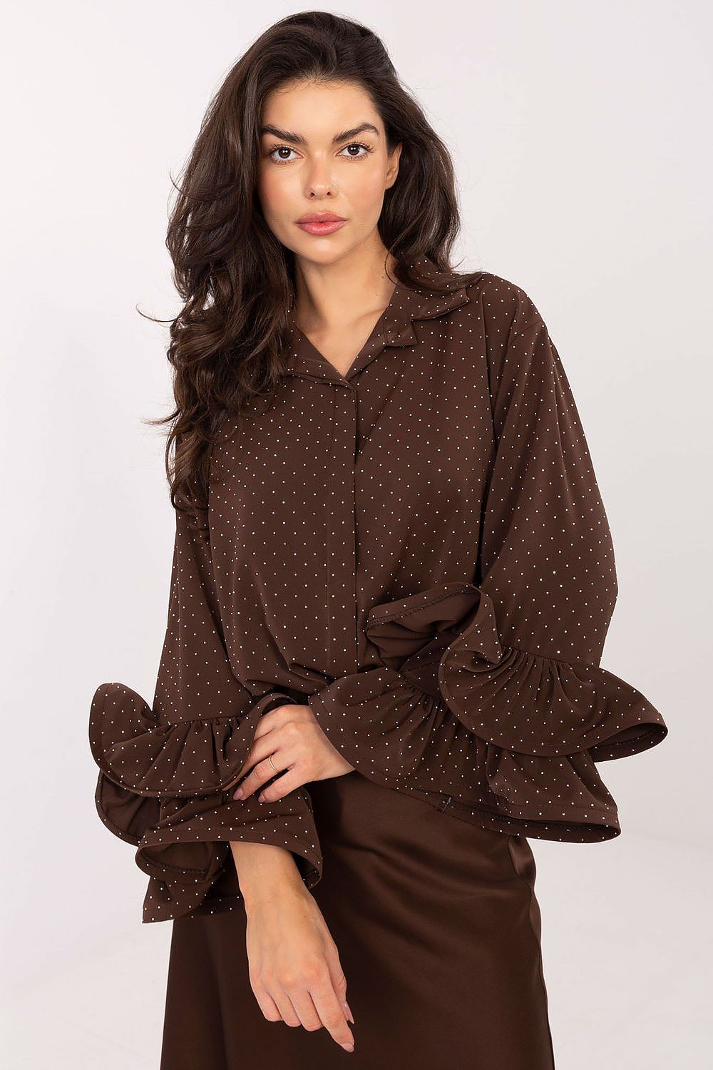  Košile s dlouhým rukávem  model 222149 Italy Moda 