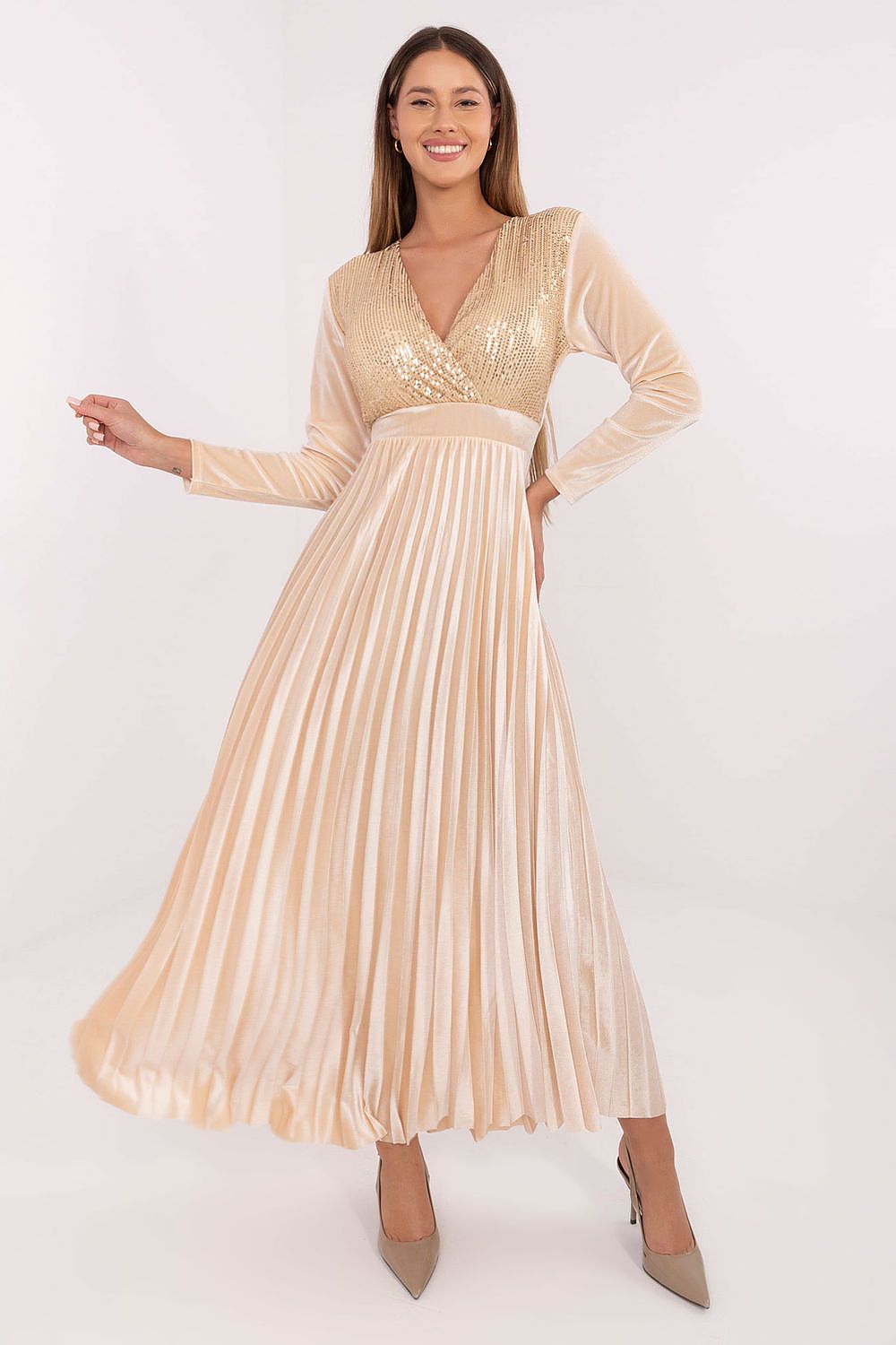  Dlouhé šaty  model 222165 Italy Moda 