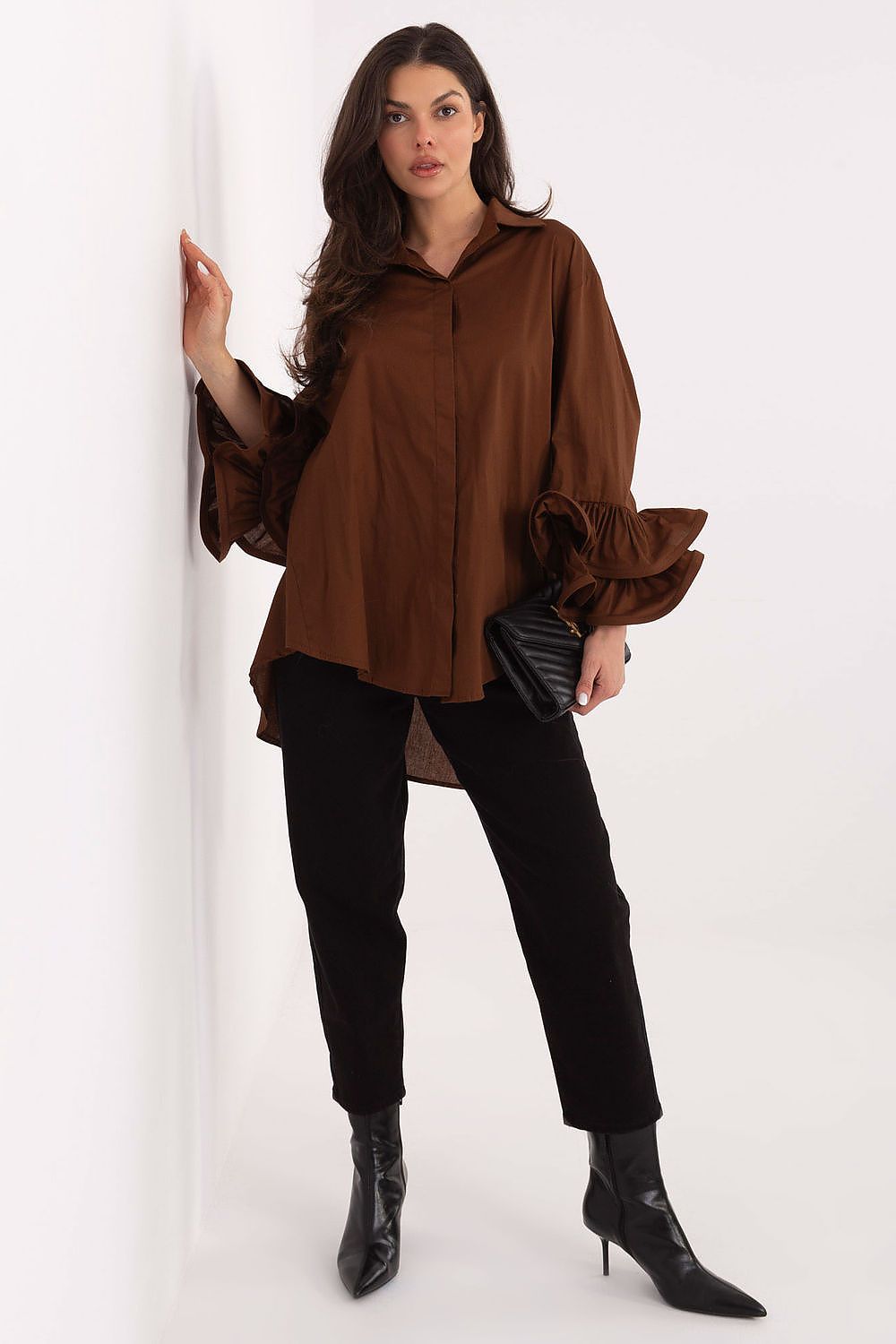  Košile s dlouhým rukávem  model 222314 Italy Moda 
