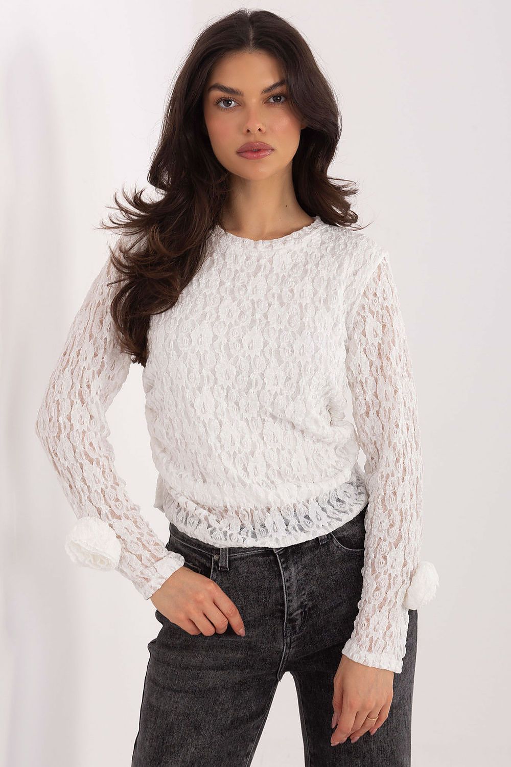 Hedvábná blůza model 222456 Italy Moda 