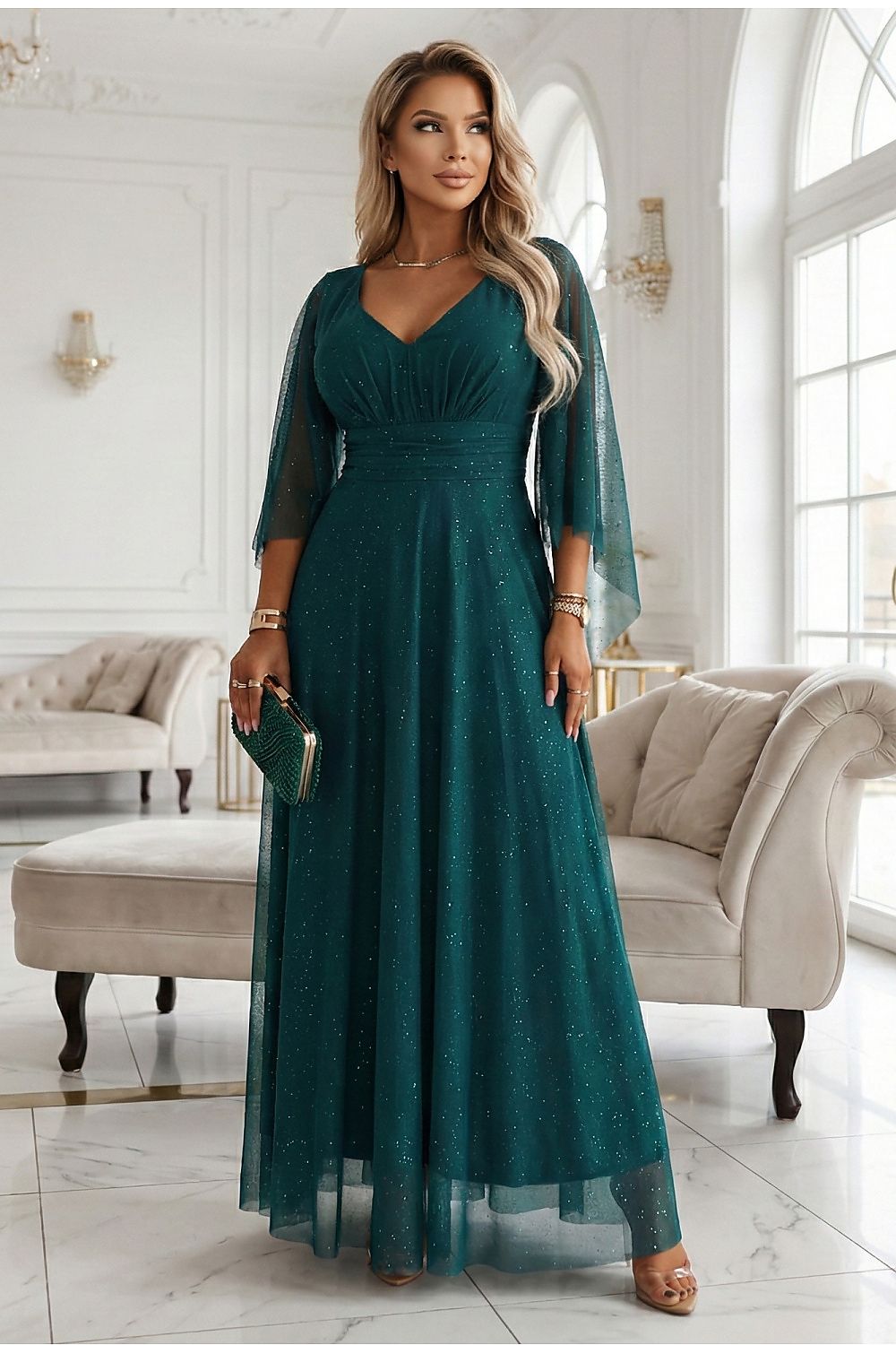  Dlouhé šaty  model 222464 Numoco 