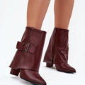  Boty na podpatku  model 222489 Step in style 