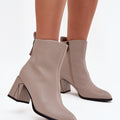  Boty na podpatku  model 222516 Step in style 