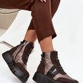  Boty na široké podrážce  model 222521 Step in style 