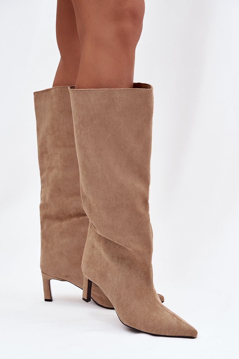  Kozačky na podpatku  model 222533 Step in style 