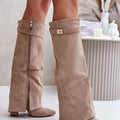  Kozačky na podpatku  model 222536 Step in style 
