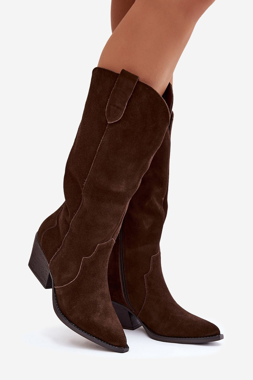  Kozačky na podpatku  model 222727 Step in style 