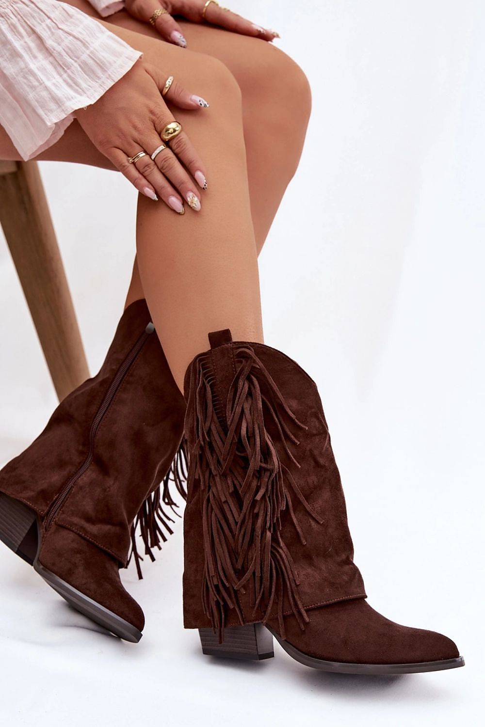  Boty na podpatku  model 222718 Step in style 