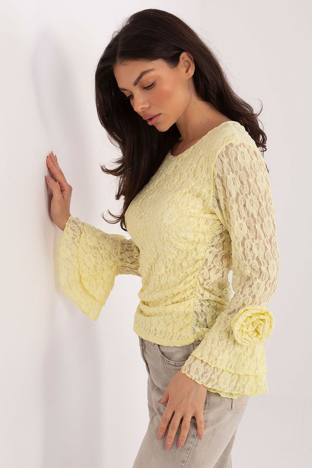  Hedvábná blůza model 222737 Italy Moda 