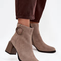  Boty na podpatku  model 222953 Step in style 