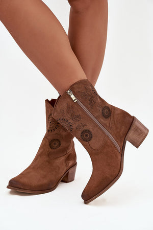  Boty na podpatku  model 222960 Step in style 