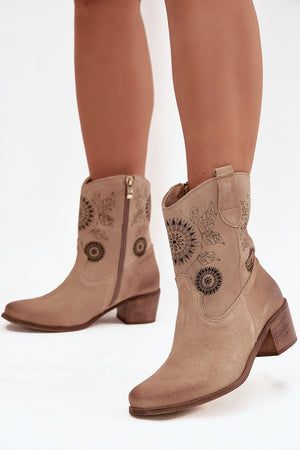 Boty na podpatku  model 222961 Step in style 