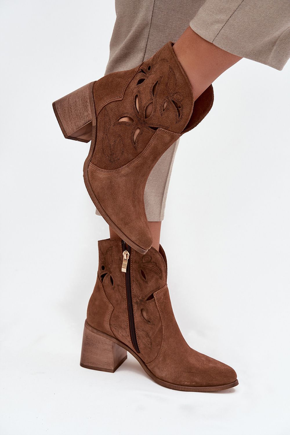  Boty na podpatku  model 222964 Step in style 