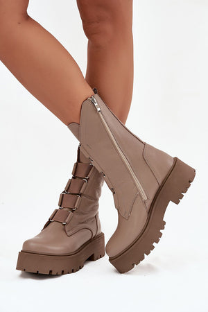  Boty na široké podrážce  model 222965 Step in style 