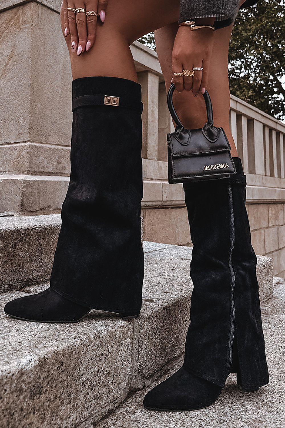  Kozačky na podpatku  model 223003 Step in style 