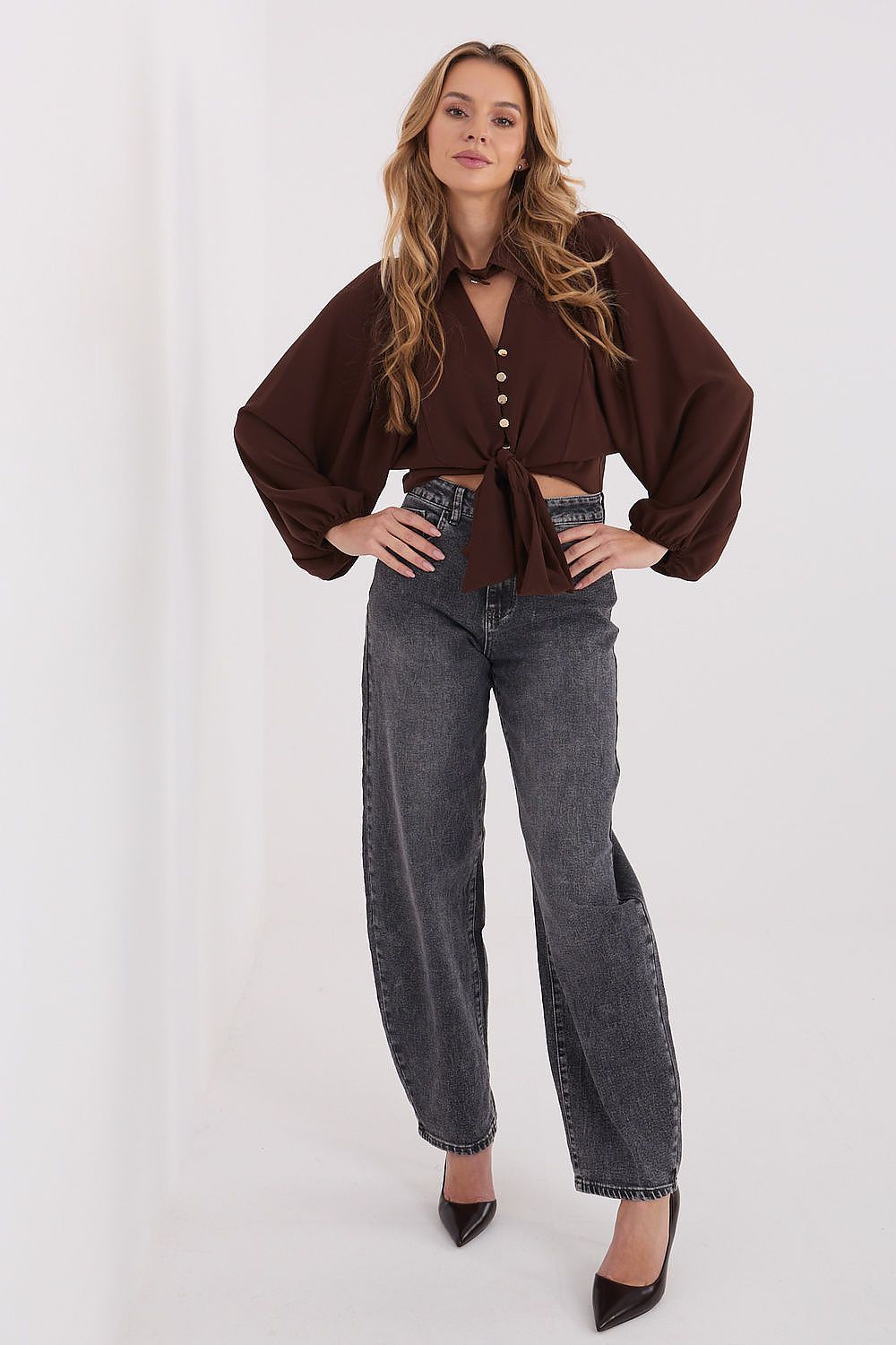  Košile s dlouhým rukávem  model 223171 Italy Moda 