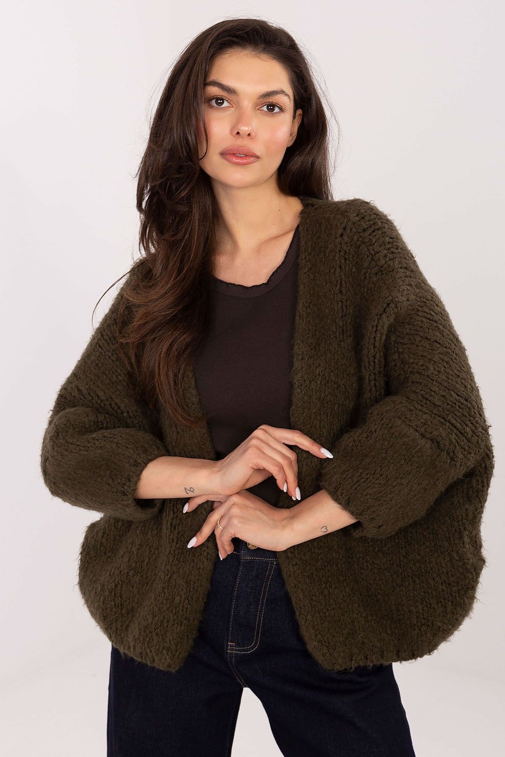 Svetr na zapínání  model 223172 Italy Moda 