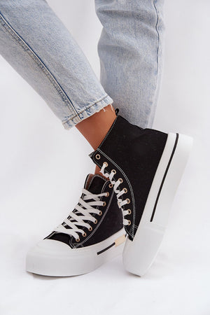  Tenisky na platformě model 223602 Step in style 