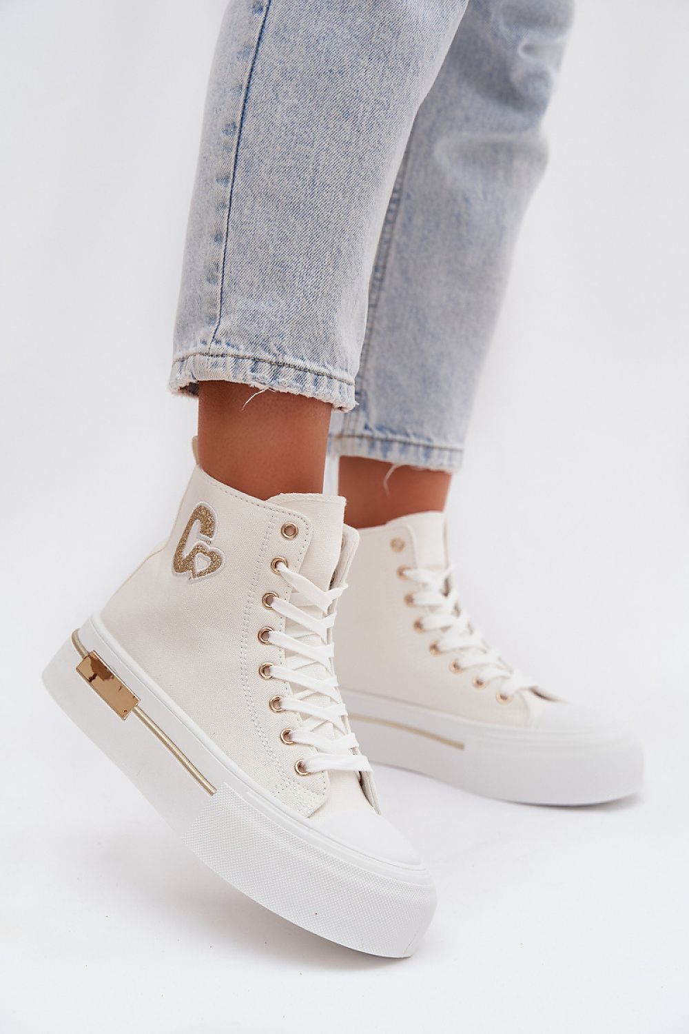  Tenisky na platformě model 223604 Step in style 