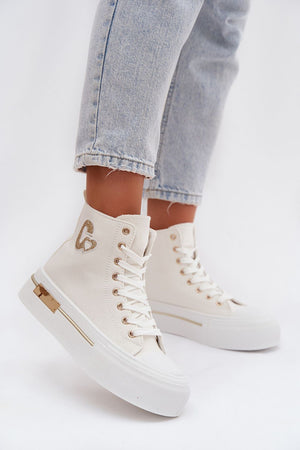  Tenisky na platformě model 223604 Step in style 